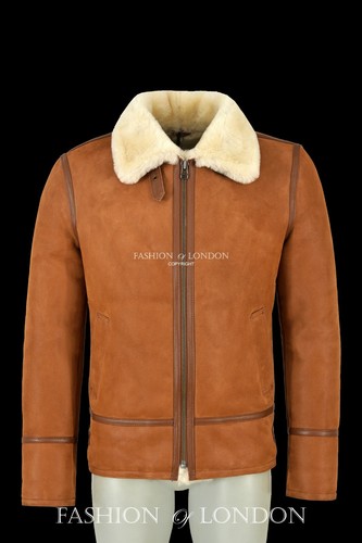 Mens sheepskin fur jacket - fur,