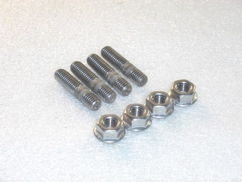 M8x30 stainless exhaust - 4x,