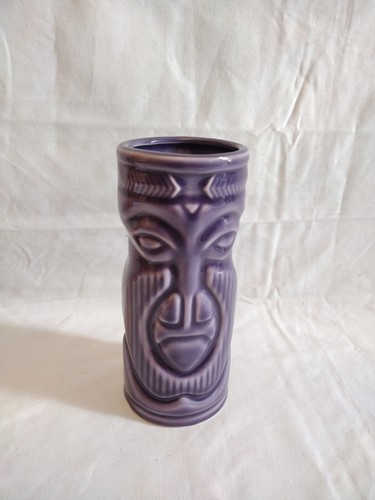 Ceramic purple tiki - purple,