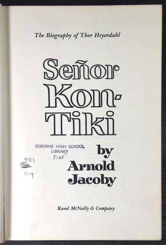 Senor kon tiki - senor, kon-tiki