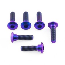 Titanium Disc Bolts Purple