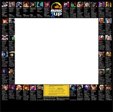 Mortal Kombat Finishing Moves Screen Bezel for Arcade 1up