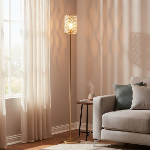 Luxury crystal shade floor - crystal,