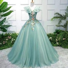 Women's Floral Ballgown Long