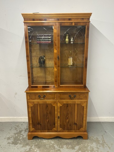Vintage yew wood glazed - vintage,