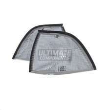 Front Indicators Lights Lamps BMW 3 Series E36 Coupe 1992-1999 Clear Lens 1 Pair