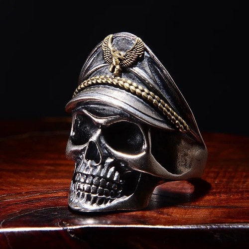 Mens skull gold silver - mens,