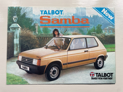 Talbot samba 1982 - 1982, uk