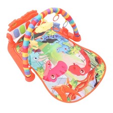 .Baby Gym Play Mat Learning Sensory Sound Infant Kick Play Piano Mat With Rattle