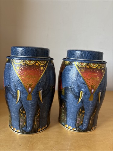 Pair williamson tea caddies - pair, of