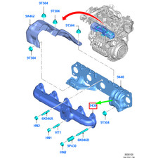 FORD MONDEO MK5 Exhaust