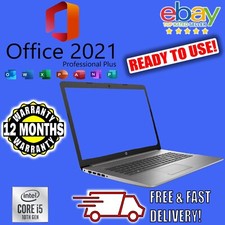 HP ProBook 470 G7 17.3" Inch Windows 11 MS Office i5 8GB 256GB 2TB SSD Laptop