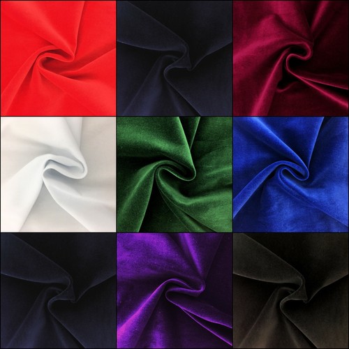 Cotton velvet fabric wide - velvet, 45"