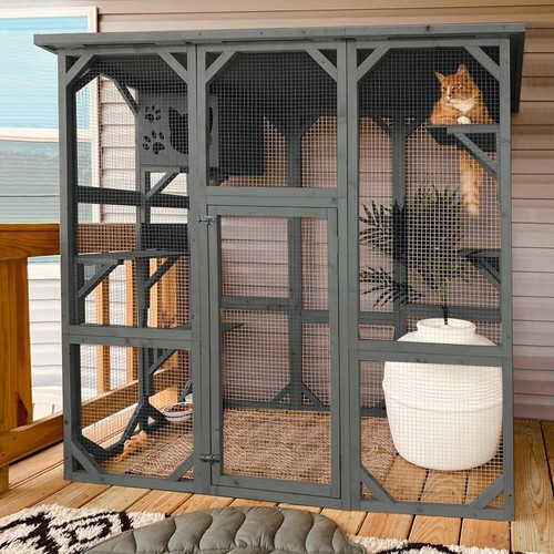 Cat enclosure large outdoor - cat,
