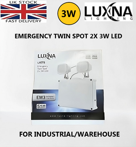 2x3w led twin spot emergency - 2x3w,