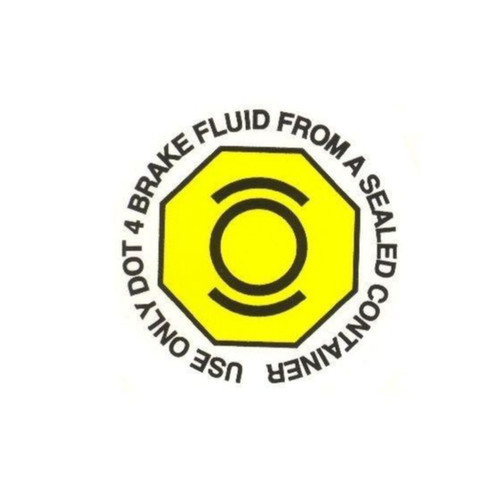 Iva brake fluid sticker - brake, id