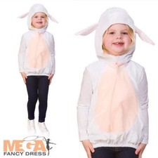 Sheep Tabard Kids Costume Animal Nature Boys Girls Book Day Week Fancy Dress