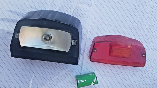 Rear light for lambretta - rear,