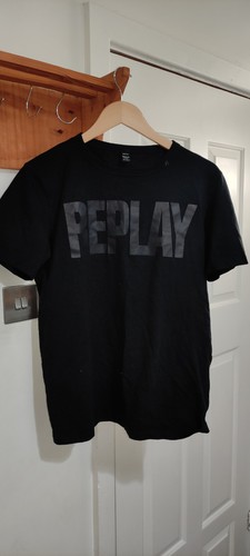 Replay men black shirt - men’s, t-shirt