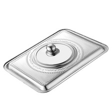  Food Prep Containers with Lids Large Square Tall Pot Casserole Rectangular