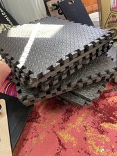 Gym/Martial Arts Mats Jigsaw Thick Foam Mats Black