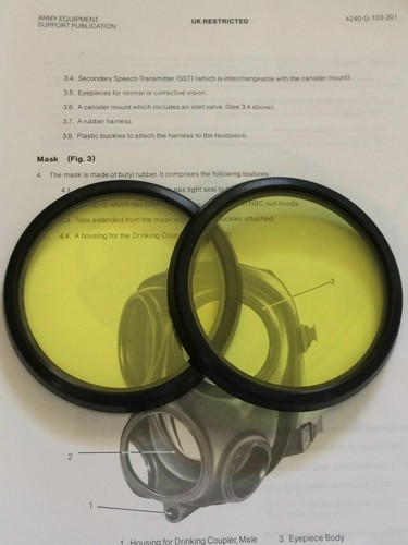 S10 gas mask respirator - s10,