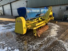 Grass turf drill over seeder