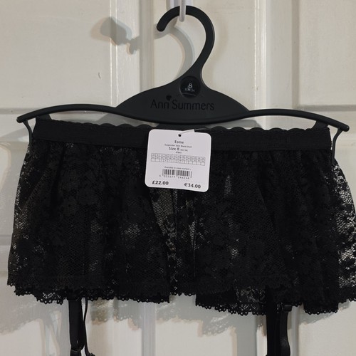 Ann summers black suspender - ann,
