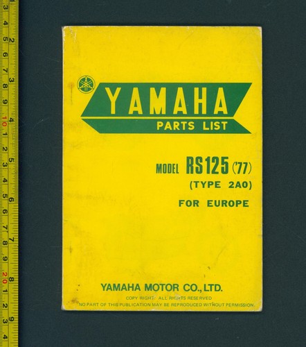 Yamaha rs125 parts - yamaha,