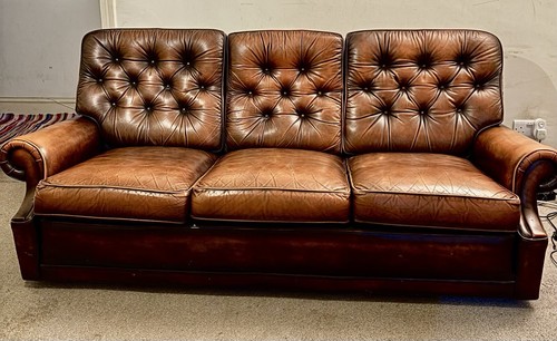 Seats vintage leather - vintage, sofa
