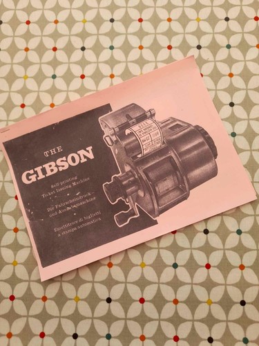 Gibson ticket machine - gibson,