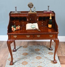 Chippendale Desk Mahogany Writing Table Bureau