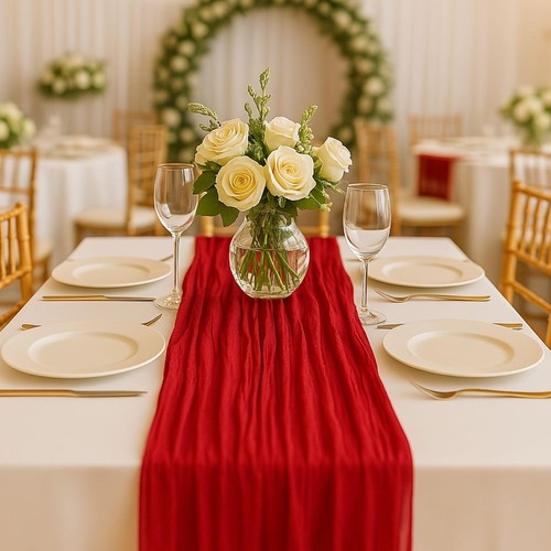 Gauze runner for wedding - runner,
