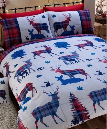 Tartan check duvet cover - tartan,