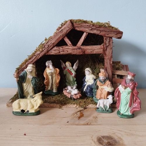 Christmas nativity scene - nativity,