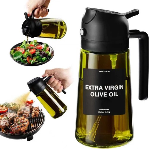 470ml oil sprayer bottle 2in1 - oil,