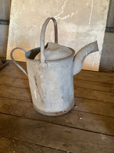 Vintage galvanised watering - vintage,