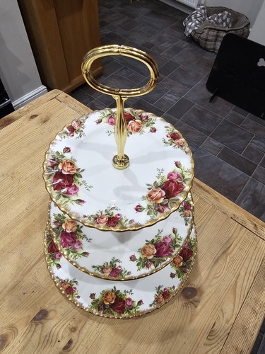 Royal albert three tier cake - three,