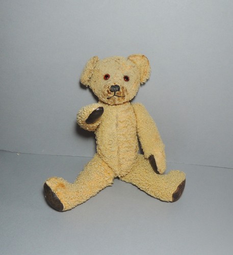 Antique vintage teddy - , 12"