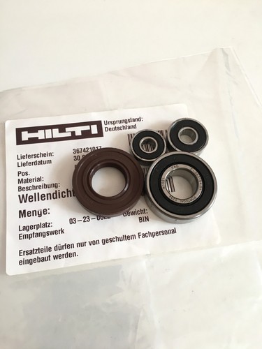Rotor bearings armature oil - +,