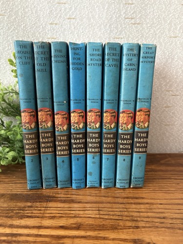 Vintage hardy boys books - vintage, 2-9