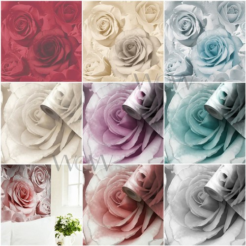 Madison rose wallpaper glitter - madison,