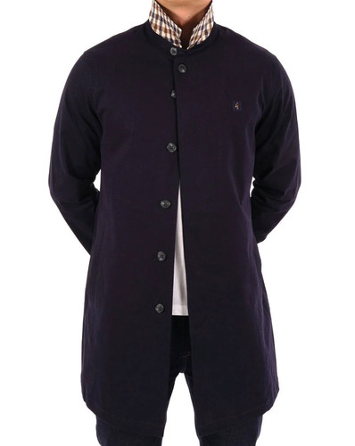 Gabicci vintage mac navy check - mac,