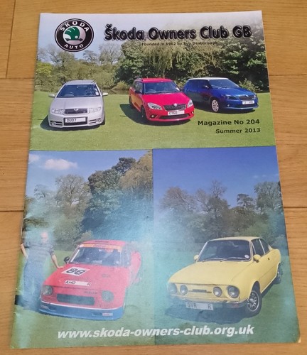 Skoda owners club - owners, magazine