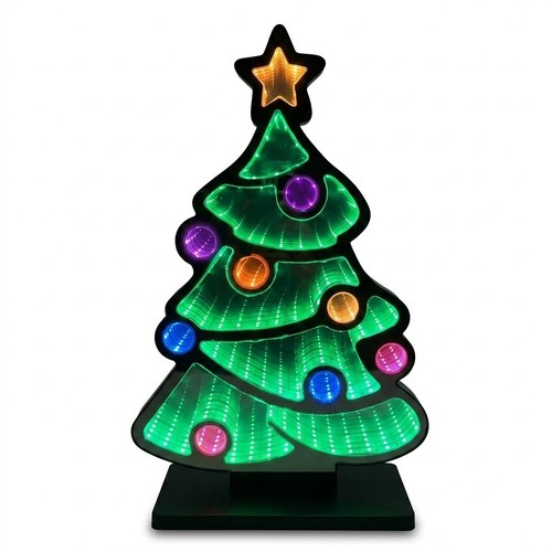 Led infinity mirror christmas - led,