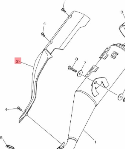 Genuine yamaha yzf r125 - genuine, yzf-r125