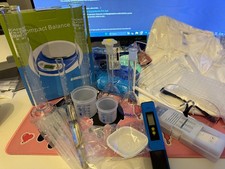 Laboratory Equipment (Measuring Flasks, Scales, ETC)