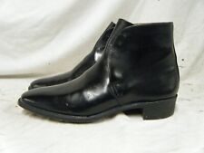 British Army Military Officers Black Leather George Parade Boots Size 14 M 50 Z@