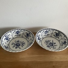 2 JOHNSON BROTHERS INDIES BLUE