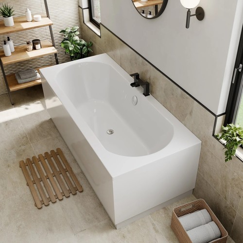 Double ended curved bath - double,